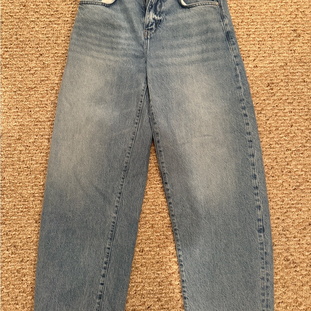 Frame Denim High waisted barrel leg